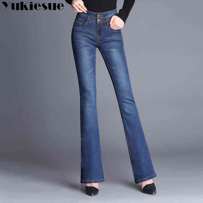 Plus large size with high waist Jeans for women skinny slim stretch flare pants denim jeans woman trosuers female jeans femme 210519, Dark blue
Plus large size with high waist Jeans for women skinny slim stretch flare pants denim jeans woman trosuers female jeans femme 210519, Dark blue