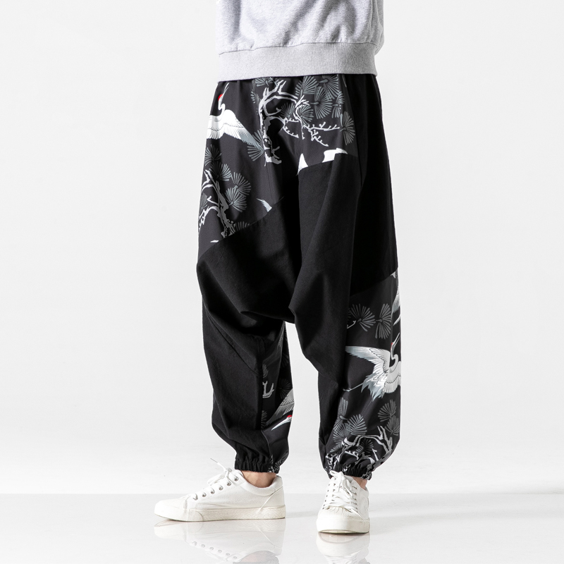 Mens Loose Harem Pants Male Spring Causal Chinese Style Baggy Traditional Pants Fashion Print Cotton Pants Men Mens Trousers s, Black
Mens Loose Harem Pants Male Spring Causal Chinese Style Baggy Traditional Pants Fashion Print Cotton Pants Men Mens Trousers s, Black