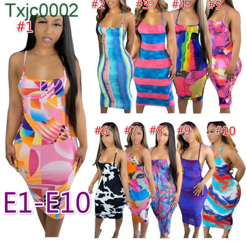Women Long Dress Designer Tie Dye Sleeveless Casual Skirt Sexy U-neck Big Pullover Summer Casual Clothing Plus Size S-2XL Dress 49 Styles, D1-d5(s-l)
Women Long Dress Designer Tie Dye Sleeveless Casual Skirt Sexy U-neck Big Pullover Summer Casual Clothing Plus Size S-2XL Dress 49 Styles, D1-d5(s-l)