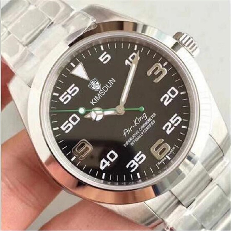 Top Luxury Mens watch Montre Exp Air King Série 116900 et 216570 40mm Cadran Noir Mouvement mécanique automatique 316 Montres Designer Steel Bran, As picture
Top Luxury Mens watch Montre Exp Air King Série 116900 et 216570 40mm Cadran Noir Mouvement mécanique automatique 316 Montres Designer Steel Bran, As picture