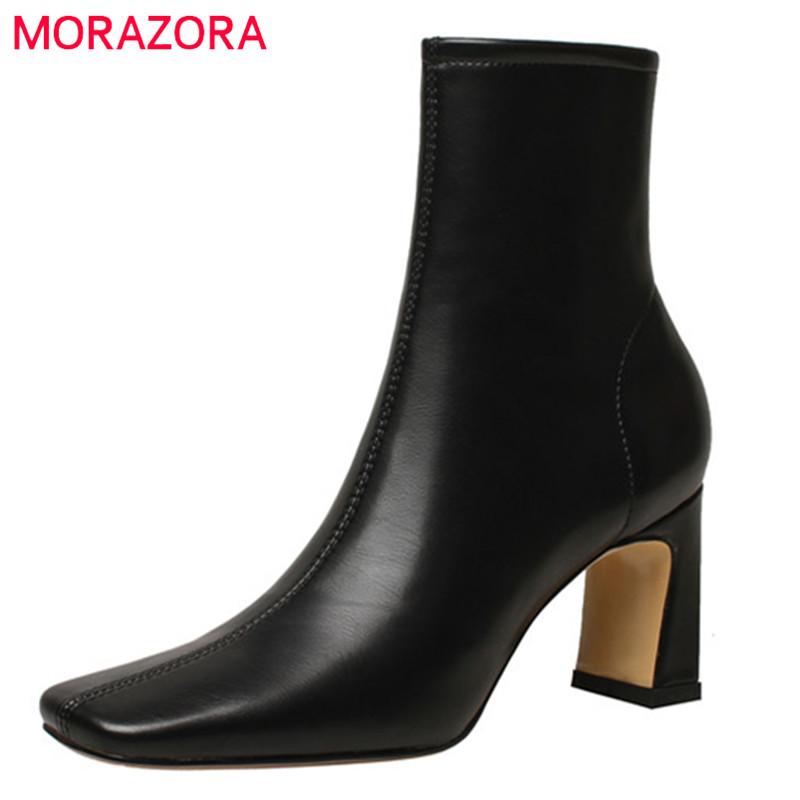 Boots MORAZORA 2021 Est Stretch Women High Heels Dress Office Shoes Zipper Solid Colors Autumn Ankle For, Black
Boots MORAZORA 2021 Est Stretch Women High Heels Dress Office Shoes Zipper Solid Colors Autumn Ankle For, Black