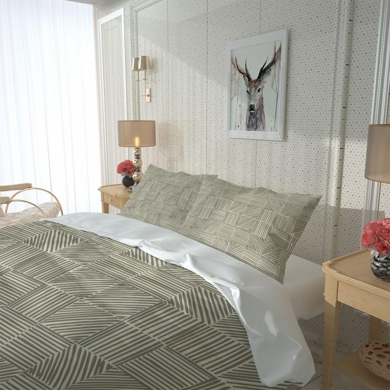 Fashion Grey Printed Bedding Home Textiles Single Bed Double Duvet Cover Pillow Case Sheet Boy Girl Set Sets