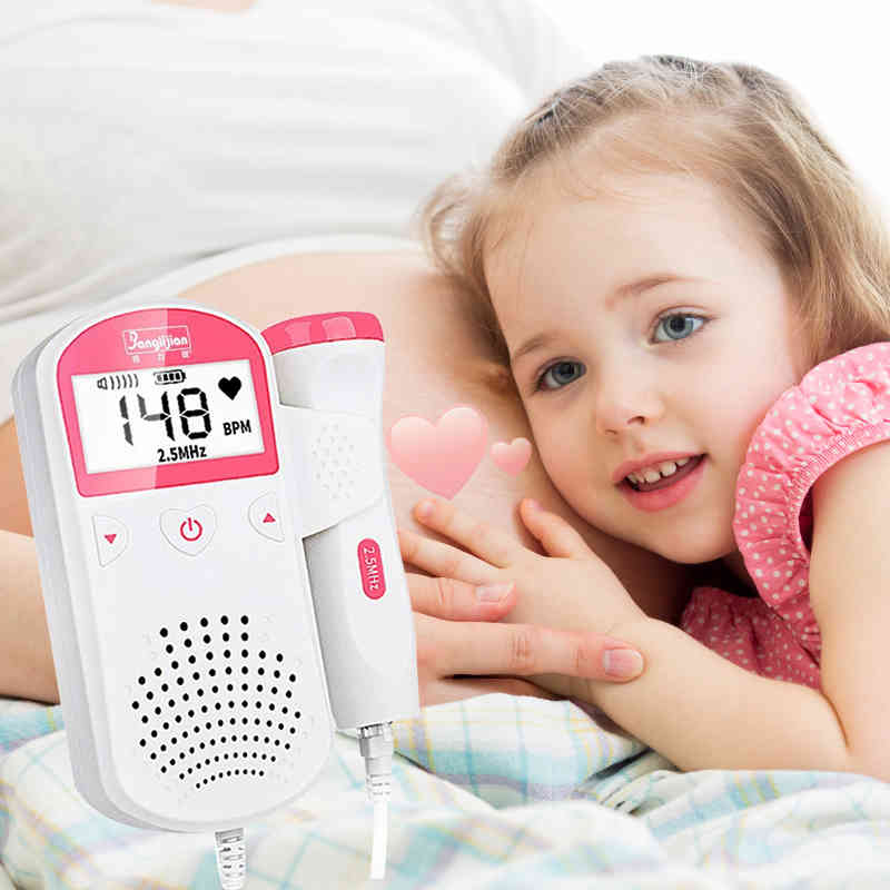 Fetal Doppler 2.5M Prenatal Baby Heart Rate Detector Household Sonar Doppler Stethoscope Pregnant Women Doppler Fetal Monitor 210628
Fetal Doppler 2.5M Prenatal Baby Heart Rate Detector Household Sonar Doppler Stethoscope Pregnant Women Doppler Fetal Monitor 210628