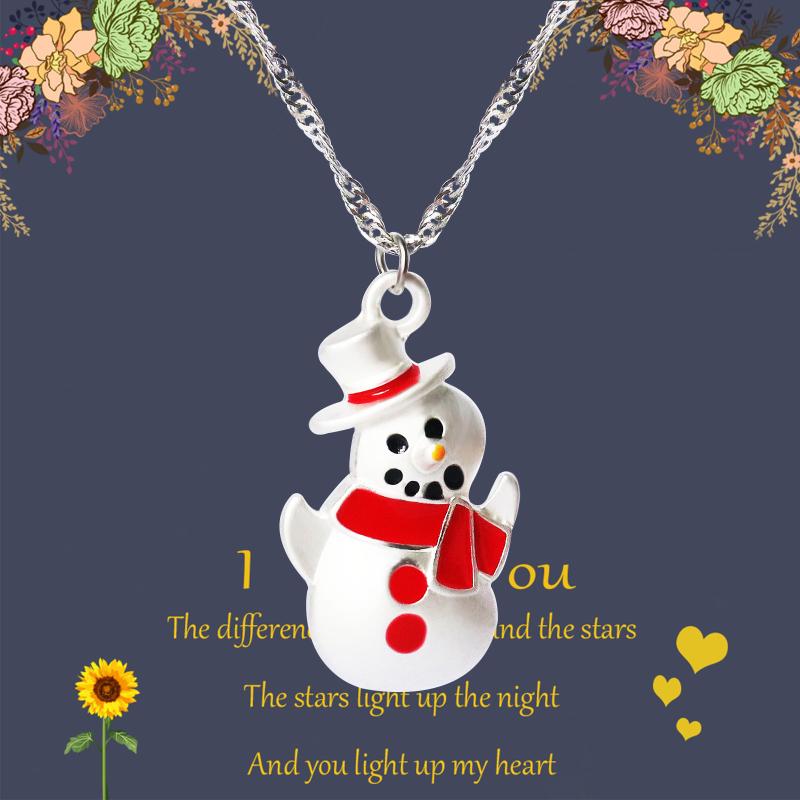 Pendant Necklaces Fashion Selling Christmas Gift Dripping Snowman Necklace For Women Girl Party Jewelry
Pendant Necklaces Fashion Selling Christmas Gift Dripping Snowman Necklace For Women Girl Party Jewelry