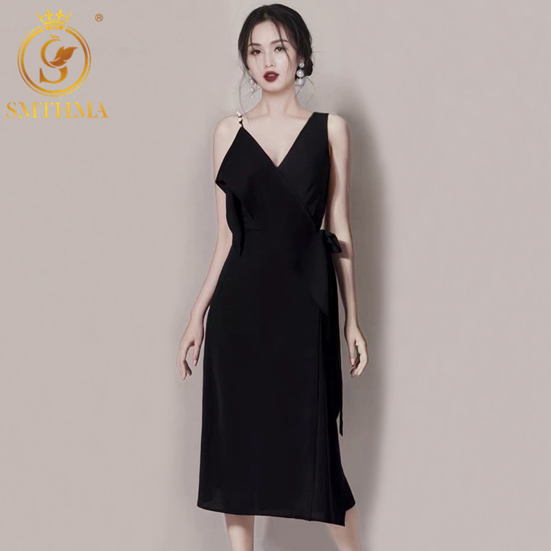 Women Sexy Spaghetti Strap Summer Dress Ruffles V-Neck Black Dresses High Quality Party Vestidos 210520, Photo color
Women Sexy Spaghetti Strap Summer Dress Ruffles V-Neck Black Dresses High Quality Party Vestidos 210520, Photo color