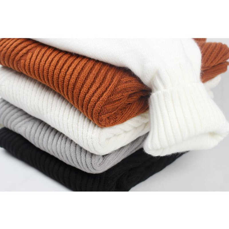 Autumn Solid Colors Jumper men Turtleneck Sweater Dress winter High Elasticity Slim Pullover Men Knitwear Men Clothing 7873 210818