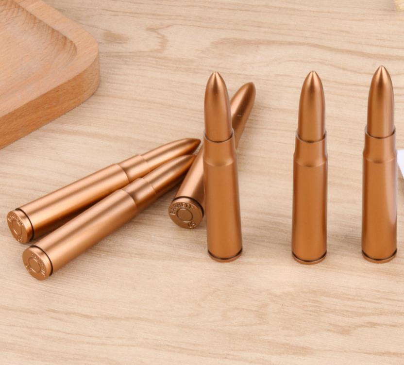Rocket Shape Bullet Ballpoint Pen Roller Ball Pens Kids Office School Students Gift Party Favor Stationery Gold