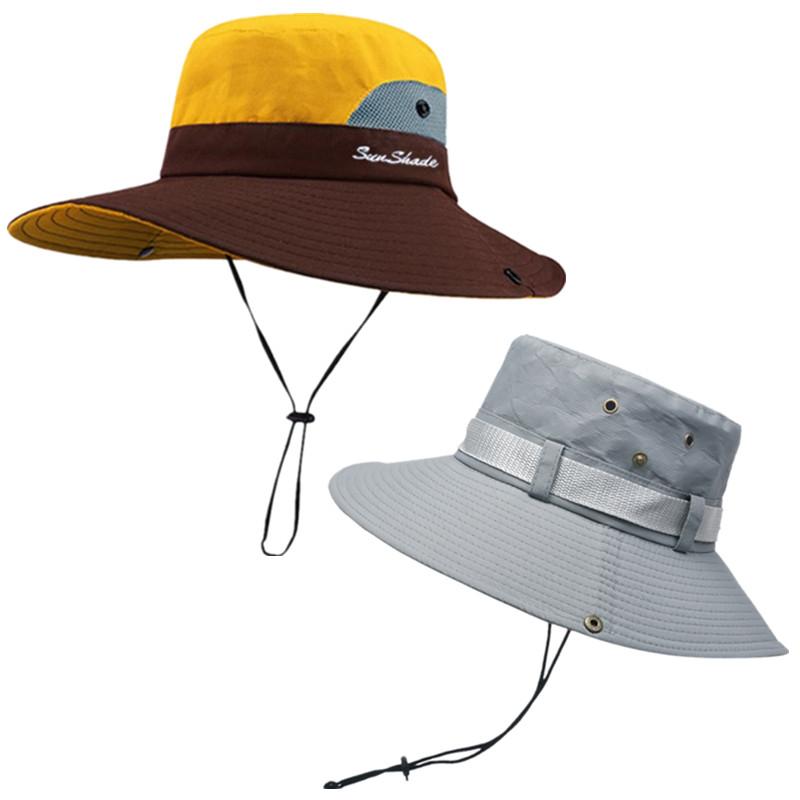 2Style Colorful Shade Ultraviolet Unisex Woman Gift Summer Seaside Outdoor Caps Convenient Folding Mountaineering Sun Hat Wide Brim Hats, Blue;gray
2Style Colorful Shade Ultraviolet Unisex Woman Gift Summer Seaside Outdoor Caps Convenient Folding Mountaineering Sun Hat Wide Brim Hats, Blue;gray