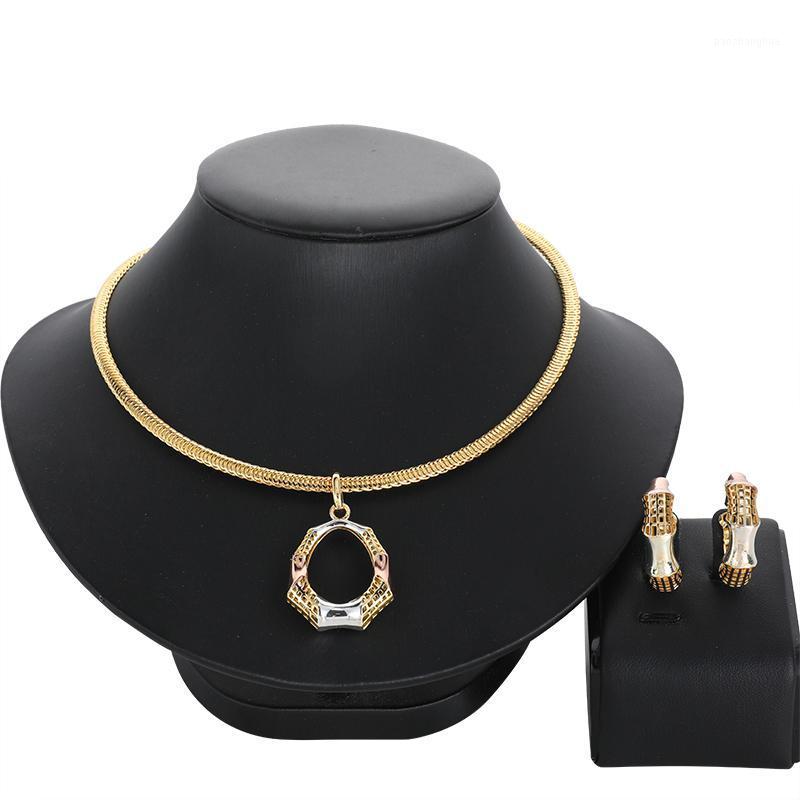 Earrings & Necklace High Quality Italian Jewelry Set 18k Gold Plated For Women's Pendant Sets Party Wedding, Silver
Earrings & Necklace High Quality Italian Jewelry Set 18k Gold Plated For Women's Pendant Sets Party Wedding, Silver