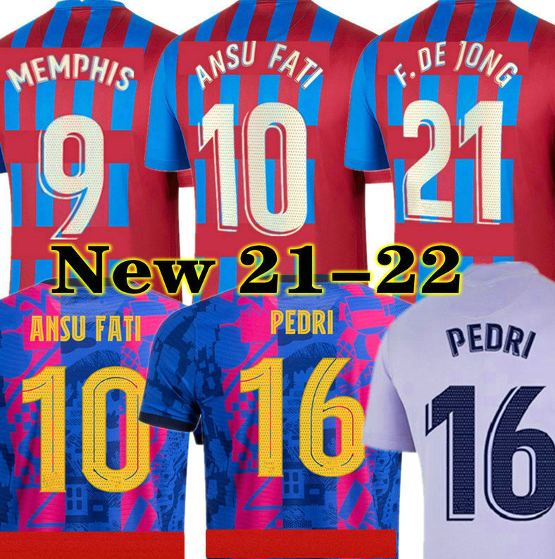 Camisetas de football MEMPHIS PEDRI GAVI soccer jersey FERRAN home away 21 22 ANSU FATI 2021 2022 F. DE JONG DEST DAVI ALVES kit shirt men kids sets, Black;yellow
Camisetas de football MEMPHIS PEDRI GAVI soccer jersey FERRAN home away 21 22 ANSU FATI 2021 2022 F. DE JONG DEST DAVI ALVES kit shirt men kids sets, Black;yellow