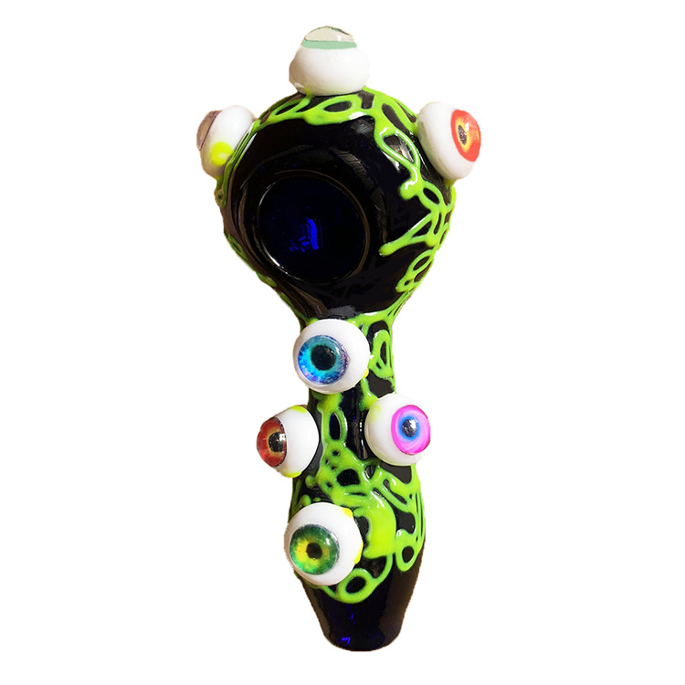 Glow In The Dark Heady Glass Smoke Spoon Evil eye Luminous Hand Pipe Oil Burner Tobacco Pipes Smoking Accessories
Glow In The Dark Heady Glass Smoke Spoon Evil eye Luminous Hand Pipe Oil Burner Tobacco Pipes Smoking Accessories