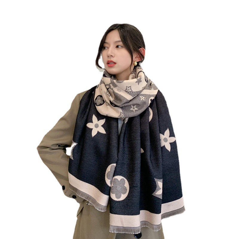 Shawl Outer Match Korean Style All-Matching Thick Warm Office Air-Conditioned Room Cloak Autumn and Winter Double-Sided Cashmere Scarf for W
Shawl Outer Match Korean Style All-Matching Thick Warm Office Air-Conditioned Room Cloak Autumn and Winter Double-Sided Cashmere Scarf for W