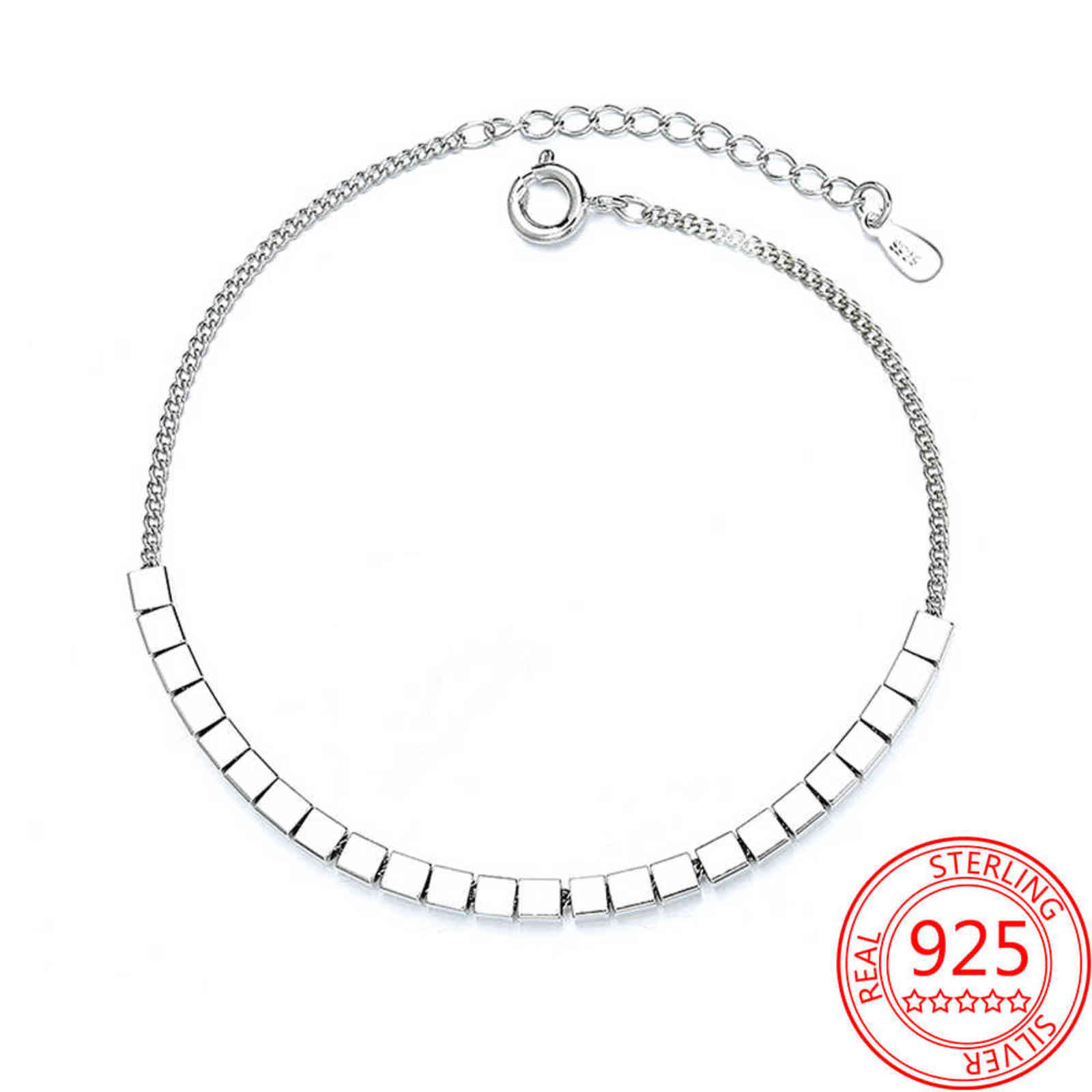 2021 Fashionable 925 Sterling Silver Geometric Square Bracelet Women's Glossy Woven High-end Exquisite Gifts
2021 Fashionable 925 Sterling Silver Geometric Square Bracelet Women's Glossy Woven High-end Exquisite Gifts