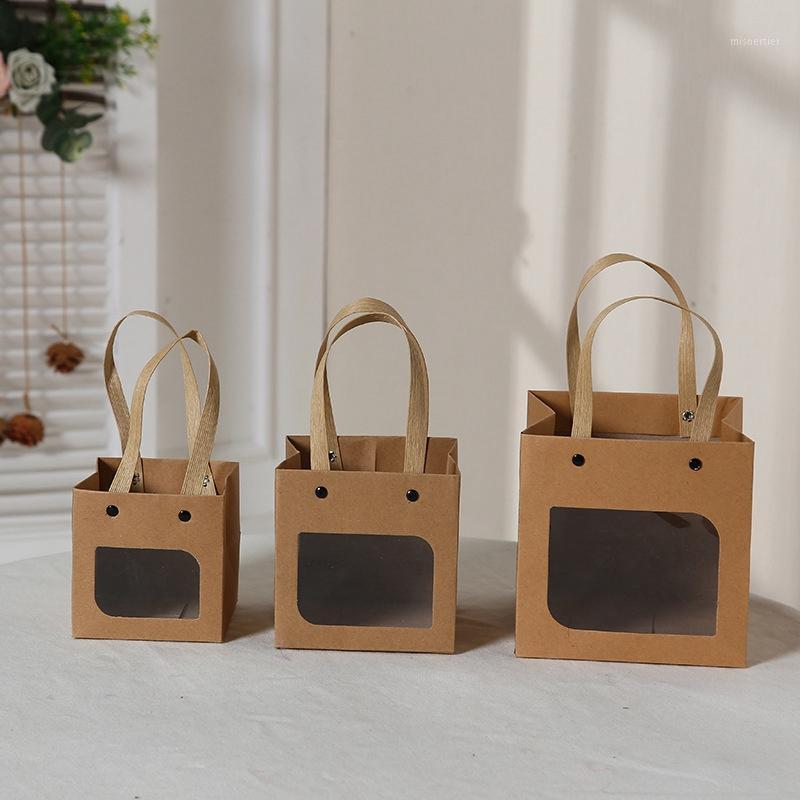 Gift Wrap Ins Style Paper Bag Square Bottom Kraft Candy Biscuits Cake Net Red Baking With Clear Window For Home Party Decor
Gift Wrap Ins Style Paper Bag Square Bottom Kraft Candy Biscuits Cake Net Red Baking With Clear Window For Home Party Decor
