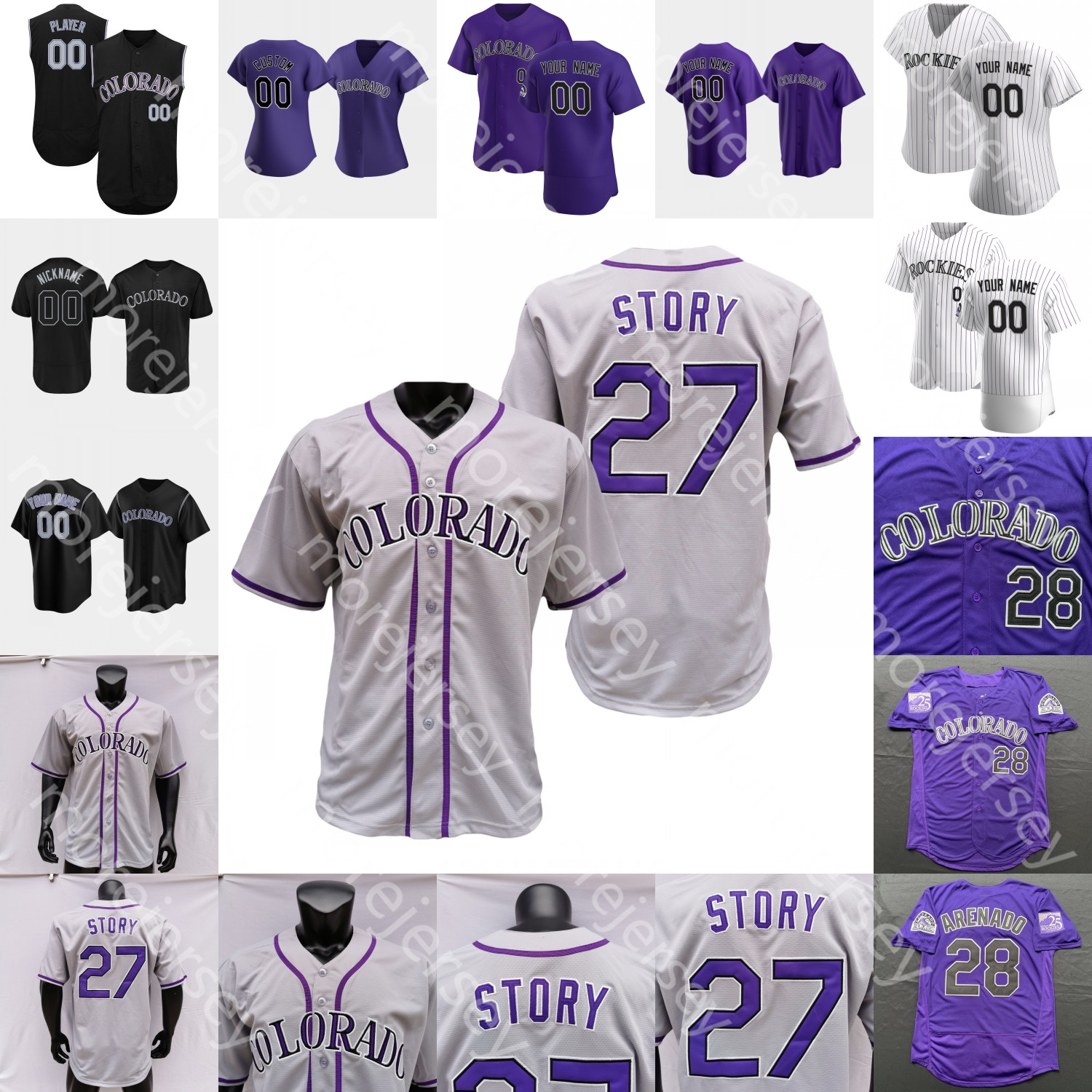 Baseball Jersey Trevor Story Charlie Blackmon Sam Hilliard Todd Helton Larry Walker C. J. Cron Yonathan Daza Raimel Tapia Jon Gray Nolan Are, Blue;black
Baseball Jersey Trevor Story Charlie Blackmon Sam Hilliard Todd Helton Larry Walker C. J. Cron Yonathan Daza Raimel Tapia Jon Gray Nolan Are, Blue;black