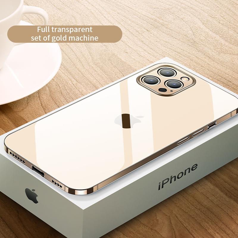 Cell Phone Pouches DataRoad Luxury Glass Case For 12 Pro Max Cases Ultra Thin Clear Cover 12Pro Mini Soft Edge
Cell Phone Pouches DataRoad Luxury Glass Case For 12 Pro Max Cases Ultra Thin Clear Cover 12Pro Mini Soft Edge