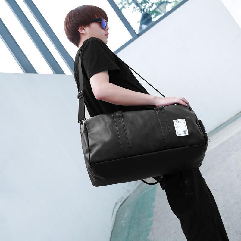 Outdoor Bags Gym Bag Women PU Leather Waterproof Sports Mens Training Fitness Yoga Travel Luggage One Shoulder Handheld Shoes, Black small
Outdoor Bags Gym Bag Women PU Leather Waterproof Sports Mens Training Fitness Yoga Travel Luggage One Shoulder Handheld Shoes, Black small