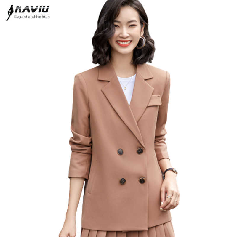 Formal Women Blazer Interview Autumn Winter Fashion Temperament Long Sleeve Jacket Office Ladies Work Coat 210604, Khaki blazer
Formal Women Blazer Interview Autumn Winter Fashion Temperament Long Sleeve Jacket Office Ladies Work Coat 210604, Khaki blazer