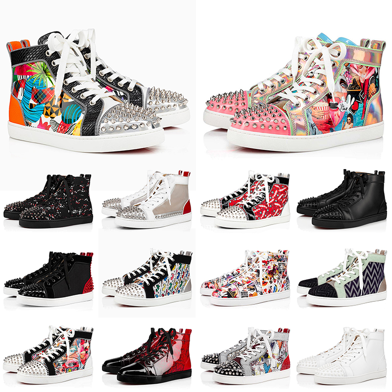 Women Mens Top Quality Designer Red Bottoms Shoes Chrstian Genuine Leather Luxury Designers Bottom Spikes Shoe Loafers Trainers Platform Louboutin Sneakers, B31
Women Mens Top Quality Designer Red Bottoms Shoes Chrstian Genuine Leather Luxury Designers Bottom Spikes Shoe Loafers Trainers Platform Louboutin Sneakers, B31