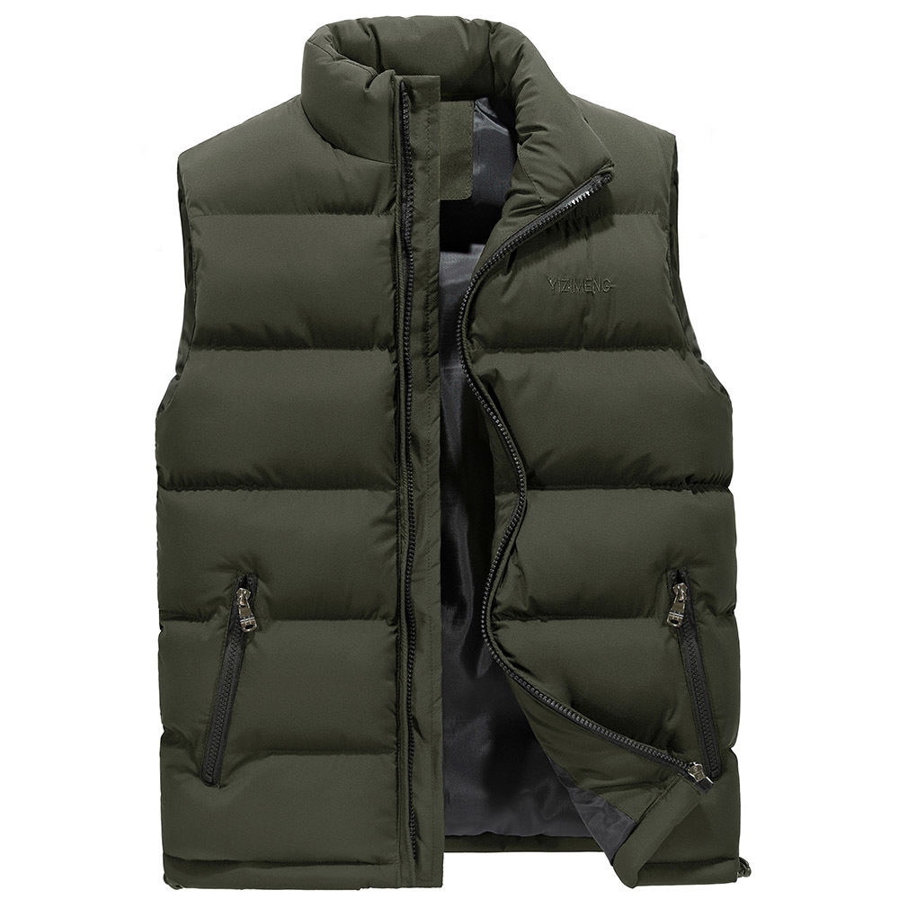 Mens Vest Jacket Men Autumn Warm Sleeveless Jackets Male Winter Casual Waistcoat Vest Plus Size Veste Homme Clothing B0921 210518