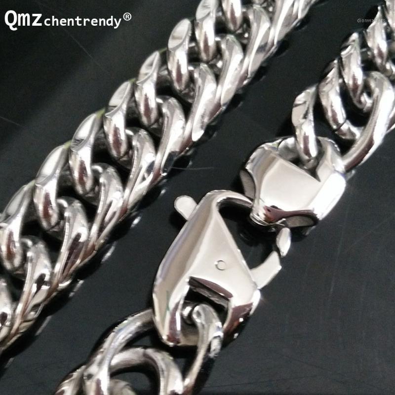 13mm 60cm Hip Hop Stainless Steel Men's Miami Cuban Link Chain Necklace Men Curb Neckaces Jewelry Chains
13mm 60cm Hip Hop Stainless Steel Men's Miami Cuban Link Chain Necklace Men Curb Neckaces Jewelry Chains