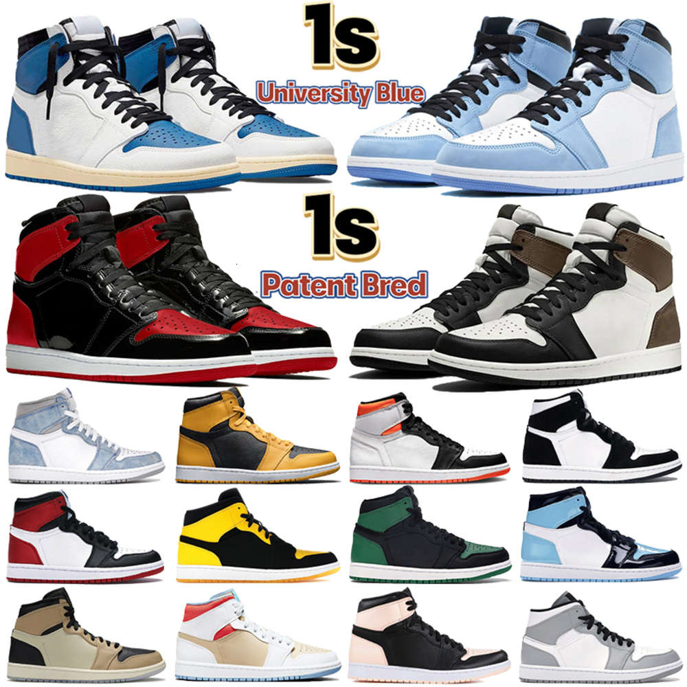 Mens 1 high OG basketball shoes 1s University Blue electro orange dark mocha bred shadow UNC twist men women Sneakers trainers pengyuyan, Black
Mens 1 high OG basketball shoes 1s University Blue electro orange dark mocha bred shadow UNC twist men women Sneakers trainers pengyuyan, Black