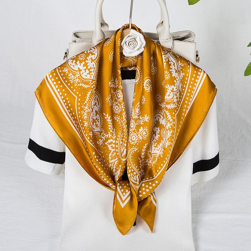 Scarves Square Silk Scarf Women Female Bandana Cashew Nuts Print Small Neck Scarfs For Office Lady Hair Band Foulard Hand Kerchief
Scarves Square Silk Scarf Women Female Bandana Cashew Nuts Print Small Neck Scarfs For Office Lady Hair Band Foulard Hand Kerchief