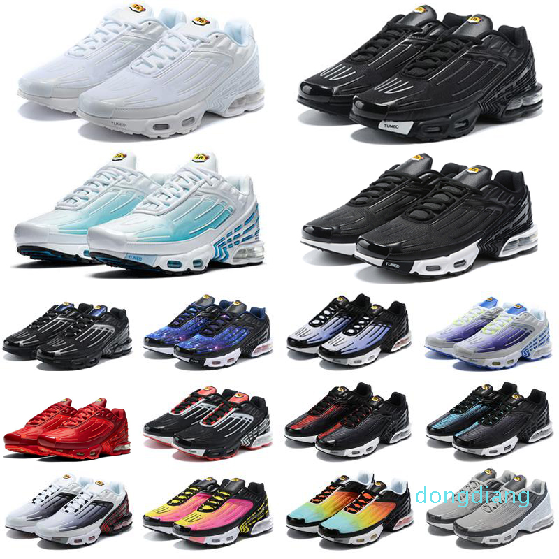 Designer-tn plus 3 running shoes men trainers chaussures Triple Black Laser Blue Bred Hyper Violet Silver Red outdoor sports sneakers, #27 black gold 40-45
Designer-tn plus 3 running shoes men trainers chaussures Triple Black Laser Blue Bred Hyper Violet Silver Red outdoor sports sneakers, #27 black gold 40-45