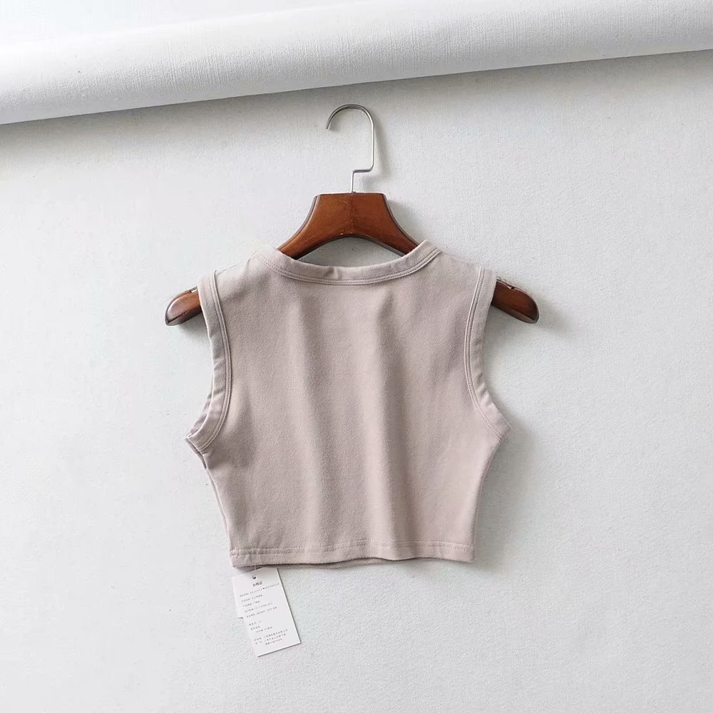 Summer vintage white crop tops women biker black punk sexy tank korean streetwear cropped sleeveless feminino 210521