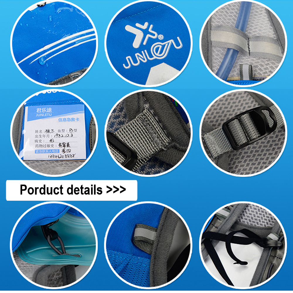 Water Bag Ultralight Cycling Running Hydration Backpack Women Men Breathable Jogging Sport Trail Running Marathon Option 2L