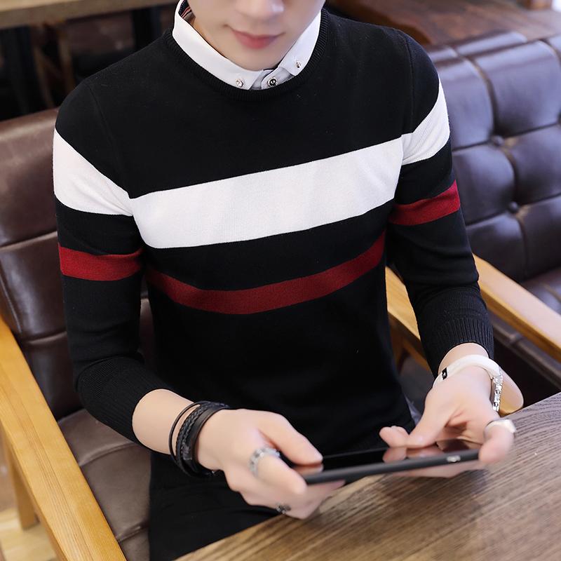 Men's Sweaters 2021 Autumn Fashion Brand Casual Sweater O-Neck Slim Fit Knitting Mens Striped & Pullovers Men Pullover Black, White;black
Men's Sweaters 2021 Autumn Fashion Brand Casual Sweater O-Neck Slim Fit Knitting Mens Striped & Pullovers Men Pullover Black, White;black