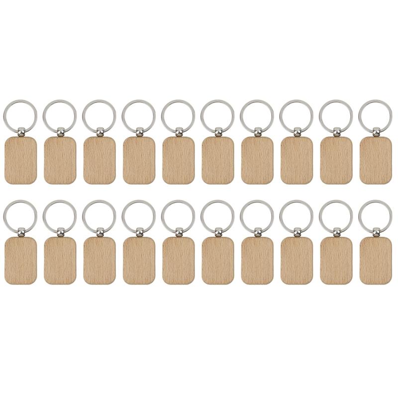 Keychains 20Pcs Blank Wooden Keychain Diy Key Tag Anti-Lost Wood Accessories Gift
Keychains 20Pcs Blank Wooden Keychain Diy Key Tag Anti-Lost Wood Accessories Gift