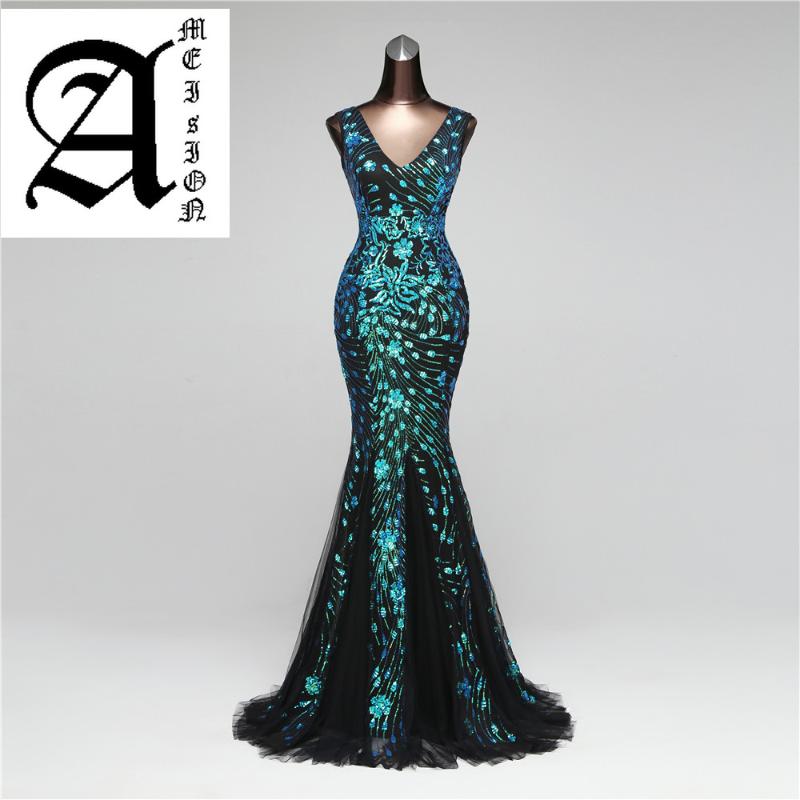 Evening Dresses Ameision Dress 2021 Double-V Mermaid Long Prom Gowns Formal Sexy Slim Party Elegant Vintage Robe Longue, Black;red
Evening Dresses Ameision Dress 2021 Double-V Mermaid Long Prom Gowns Formal Sexy Slim Party Elegant Vintage Robe Longue, Black;red