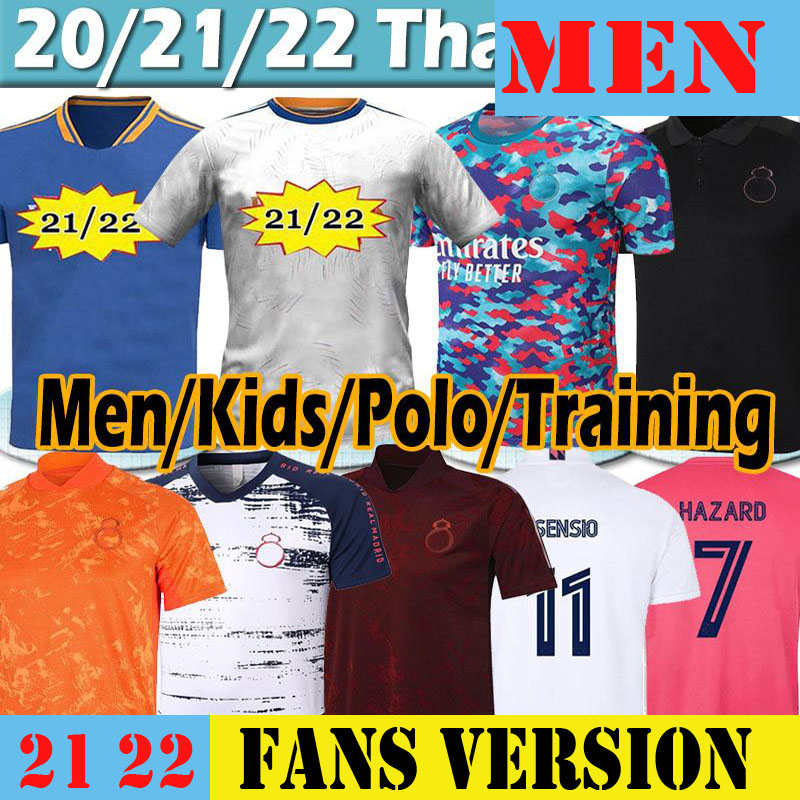 21/22 Real Madrid soccer jerseys SERGIO RAMOS HAZARD BENZEMA 2021 2022 ASENSIO MODRIC MARCELO jersey men football shirt polo training uniforms Thai, 2122 away no patches
21/22 Real Madrid soccer jerseys SERGIO RAMOS HAZARD BENZEMA 2021 2022 ASENSIO MODRIC MARCELO jersey men football shirt polo training uniforms Thai, 2122 away no patches