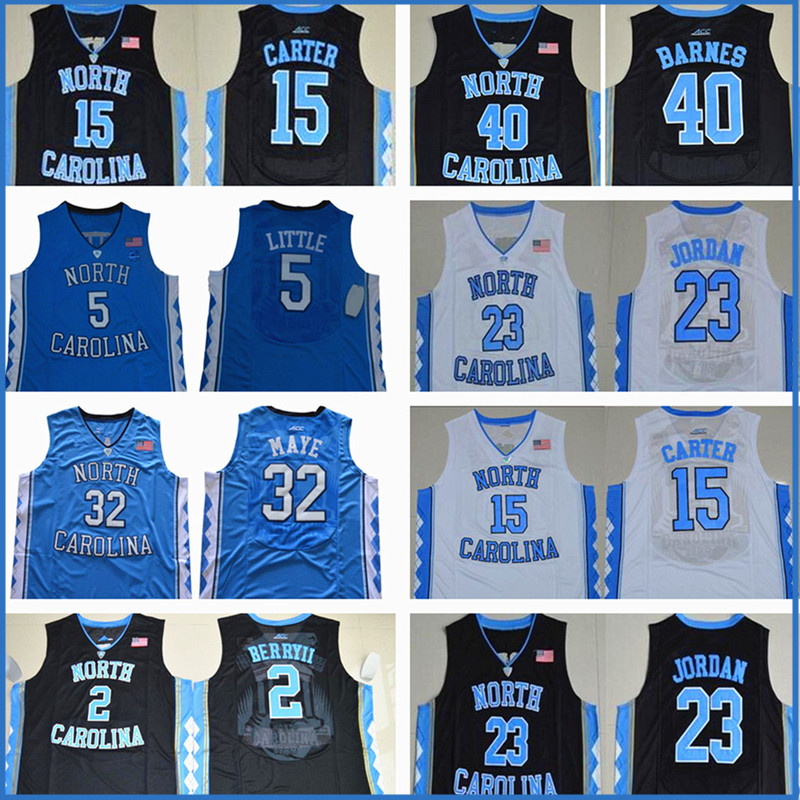 NCAA North Carolina Tar Heels 23 Michael Vince Carter 15 Jersey Mens UNC College Barnes Berryii Maye Basketball Jerseys Black White Blue University Wears, Colour 1
NCAA North Carolina Tar Heels 23 Michael Vince Carter 15 Jersey Mens UNC College Barnes Berryii Maye Basketball Jerseys Black White Blue University Wears, Colour 1