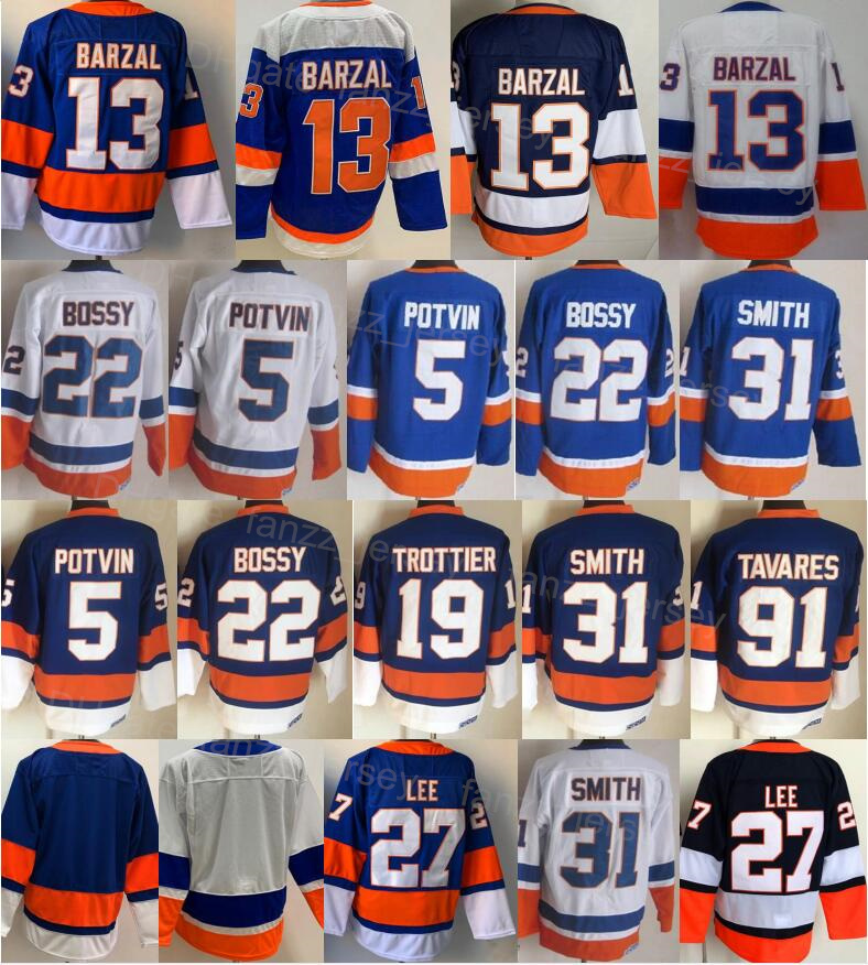 Men Blank Ice Hockey 27 Anders Lee Jersey 13 Mathew Barzal Vintage 22 Mike Bossy 5 Denis Potvin 31 Billy Smith 91 John Tavares Retro Stadium Series Blue White DaoRen, 5 white
Men Blank Ice Hockey 27 Anders Lee Jersey 13 Mathew Barzal Vintage 22 Mike Bossy 5 Denis Potvin 31 Billy Smith 91 John Tavares Retro Stadium Series Blue White DaoRen, 5 white