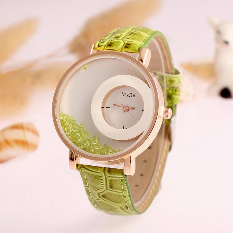 Wristwatches All Match Trendy Quicksand Rhinestone Quartz Watch Creative Texture Classic For Wife, Brown
Wristwatches All Match Trendy Quicksand Rhinestone Quartz Watch Creative Texture Classic For Wife, Brown
