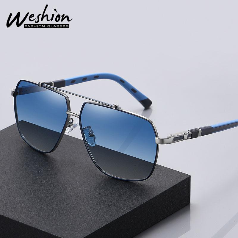 Sunglasses 2021 WESHION Polarized Men's Male Retro Square Sun Glasses Brand Designer Alloy Anti-glare Fishing Driving Shades, White;black
Sunglasses 2021 WESHION Polarized Men's Male Retro Square Sun Glasses Brand Designer Alloy Anti-glare Fishing Driving Shades, White;black