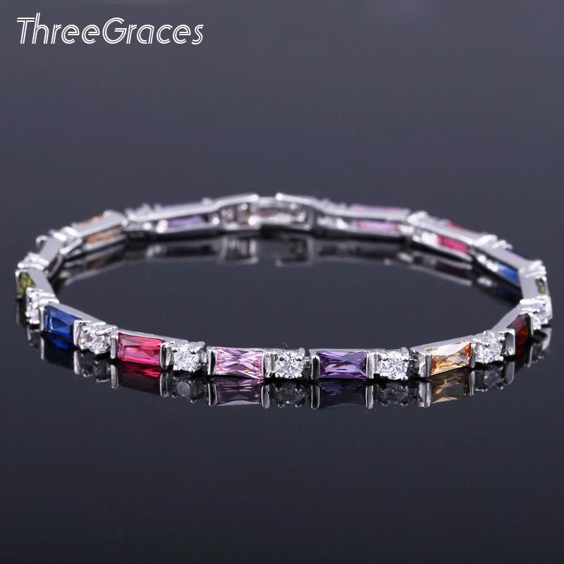 Charm Bracelets ThreeGraces Factory Price Silver Color Cubic Zirconia Stones MultiColored Fashion Crystal For Women Jewelry Gift BR051, Golden;silver
Charm Bracelets ThreeGraces Factory Price Silver Color Cubic Zirconia Stones MultiColored Fashion Crystal For Women Jewelry Gift BR051, Golden;silver