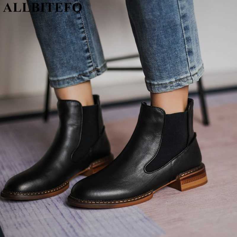 ALLBITEFO genuine leather brand high heels women boots women high heel shoes thick heels office ladies shoes women heels 210611, As picture
ALLBITEFO genuine leather brand high heels women boots women high heel shoes thick heels office ladies shoes women heels 210611, As picture
