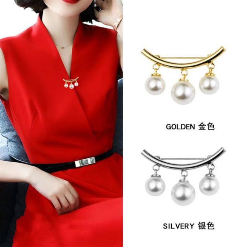 Belts 2 PieceWedding Clothes Decor Fashion Brooch Pin Women Pearl Dangle Cardigan Shawl Clip Jewelryes Gift, Silver
Belts 2 PieceWedding Clothes Decor Fashion Brooch Pin Women Pearl Dangle Cardigan Shawl Clip Jewelryes Gift, Silver