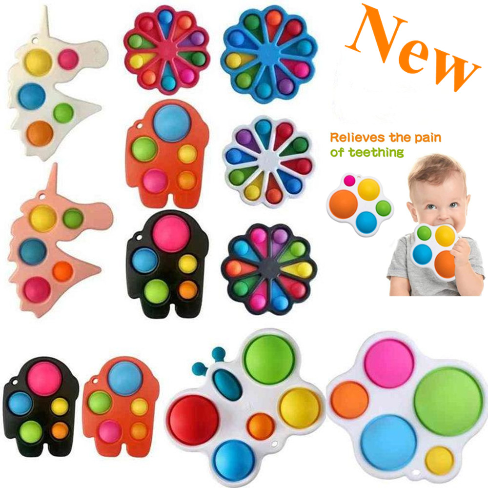 100 Multi Styles Push Fidget Bubble Toys Sensory Simple Dimple Key Ring Finger Toy Keychain Squeeze Bubbles Spinner Interactive Games 
100 Multi Styles Push Fidget Bubble Toys Sensory Simple Dimple Key Ring Finger Toy Keychain Squeeze Bubbles Spinner Interactive Games