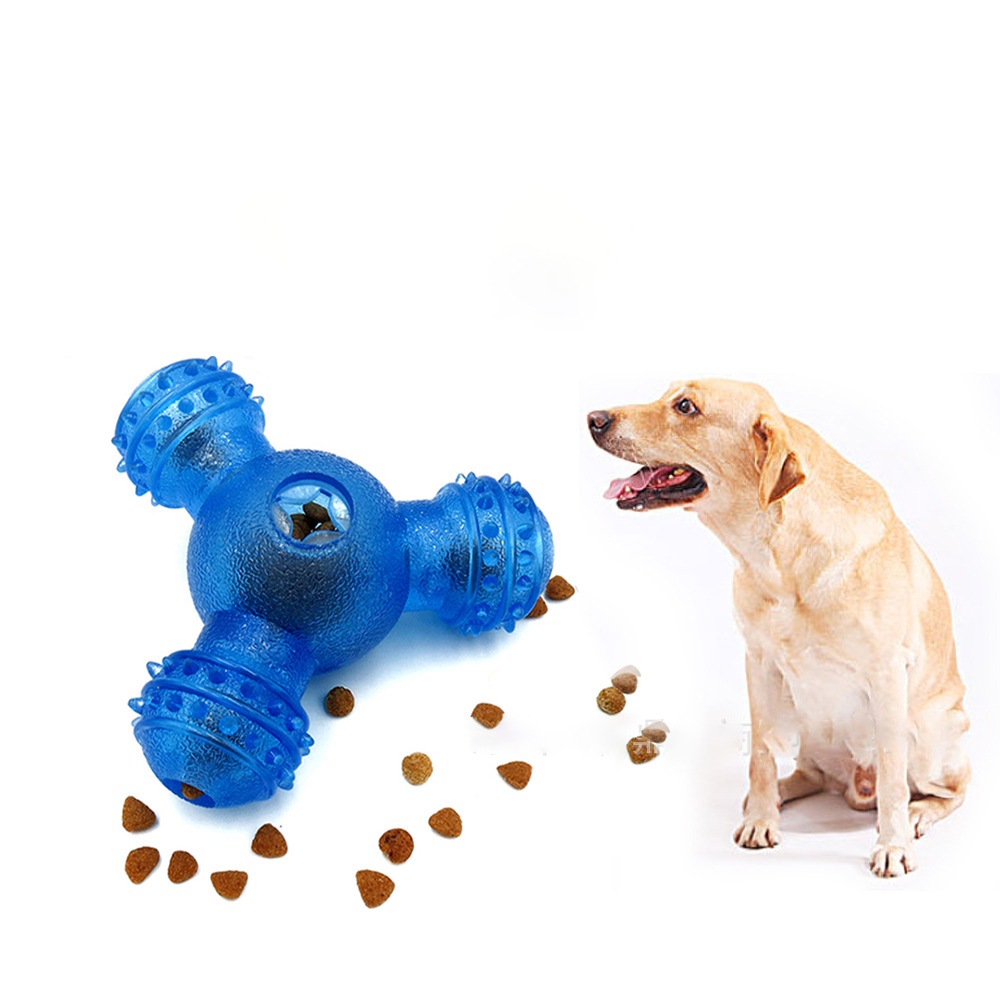 New And Interesting Pet Toy Food Spilling Ball Tumbler Puzzle Food Spiller Cat And Dog Cleaning Molar Feeding Toy