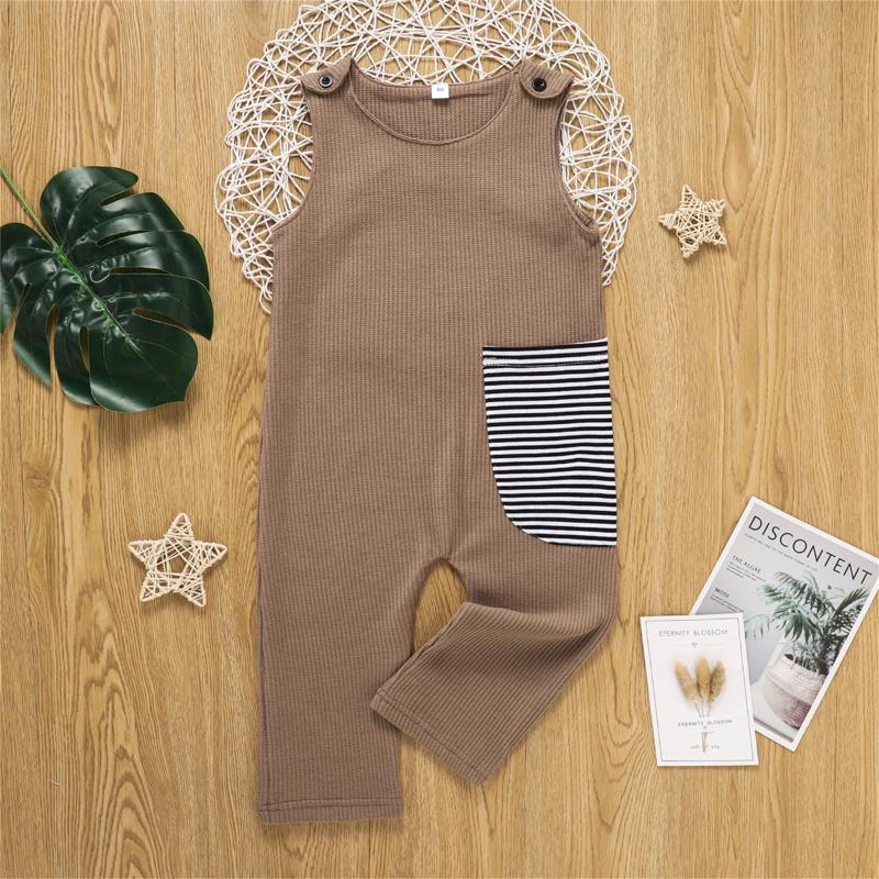 Jumpsuits Autumn Baby Rompers Spring Born Toddler Girls Boys Ribbed Clothes Sleeveless Striped Print Overalls Clothing, Blue
Jumpsuits Autumn Baby Rompers Spring Born Toddler Girls Boys Ribbed Clothes Sleeveless Striped Print Overalls Clothing, Blue