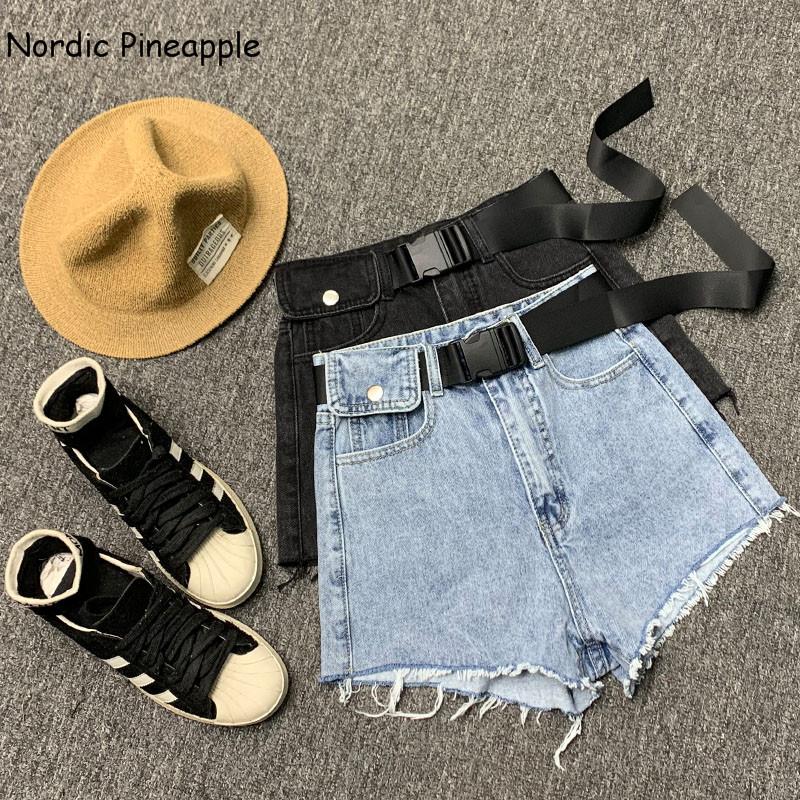 High-waisted Shorts For Women 2021, The Women's Loose-fitting And Slim-looking A-line Including Waistband