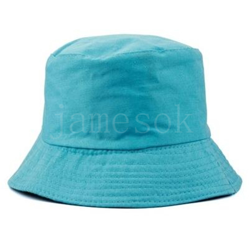 Travel Fisherman Leisure Bucket Hats Solid Color Fashion Men Women Flat Top Wide Brim Summer Cap For Outdoor Sports Visor DB877 BD0042