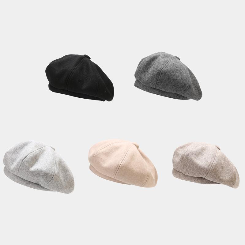 Berets Style Woolen Beret Autumn And Winter Leisure Light Board Hat Female Fashion Show Face Little Painter Trendy Man, Black
Berets Style Woolen Beret Autumn And Winter Leisure Light Board Hat Female Fashion Show Face Little Painter Trendy Man, Black