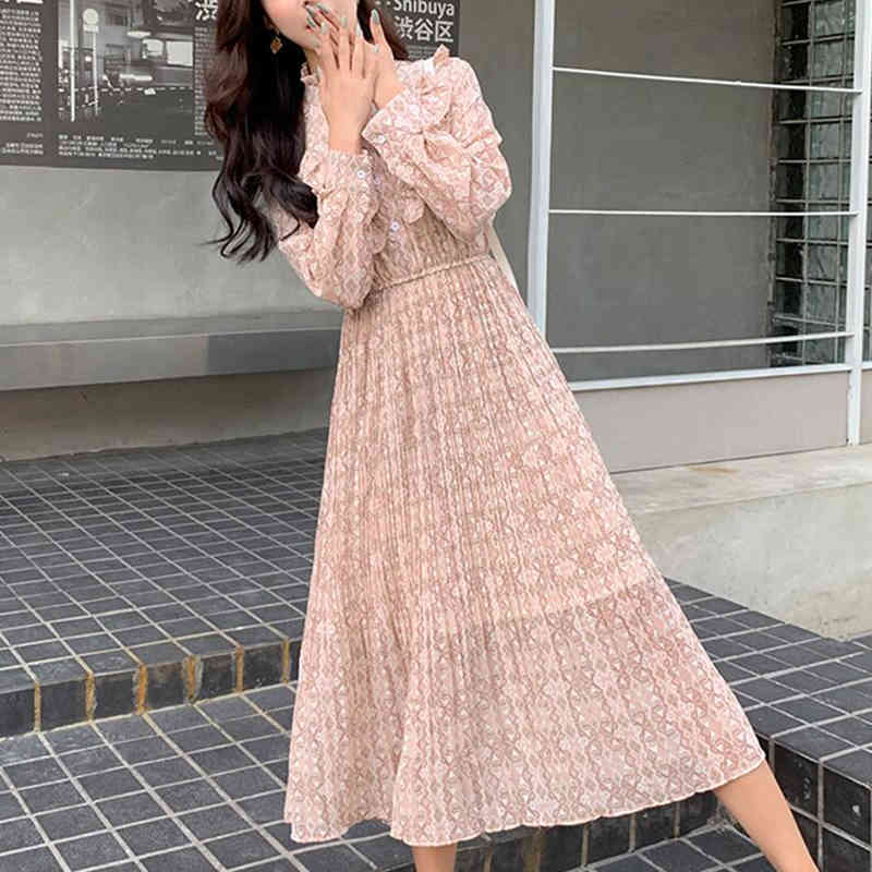 Spring Summer Floral Chiffon Women Dress Elegant Ladies Vintage Long Dress Casual Office Print Long Sleeve Vestidos Clothing 210521, Flowers 17
Spring Summer Floral Chiffon Women Dress Elegant Ladies Vintage Long Dress Casual Office Print Long Sleeve Vestidos Clothing 210521, Flowers 17