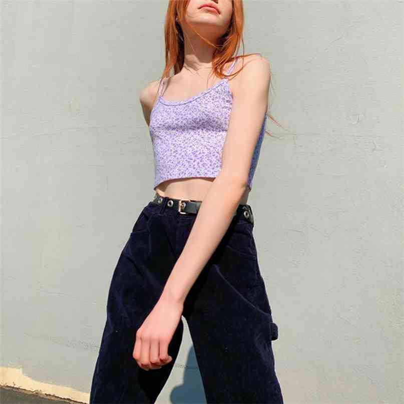 Spaghetti Strap Floral Graphic Cropped Tops Fashion Printing Backless Purple Camis Chic Summer Cute Tank 210607
Spaghetti Strap Floral Graphic Cropped Tops Fashion Printing Backless Purple Camis Chic Summer Cute Tank 210607