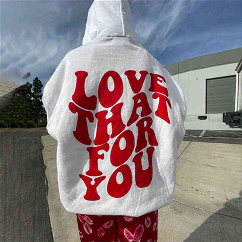 Y2K Hoodie Women Hip Hop Streetwear Women's Oversized Fashion Clothes Sweatshirt Hoodie Graphic Y2K Couple Haraju Tops Pullovers 211108